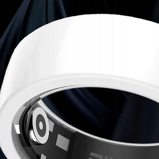 Riversong Trinity SR01 Inel inteligent 18mm Waterproof cu Pedometru Alb