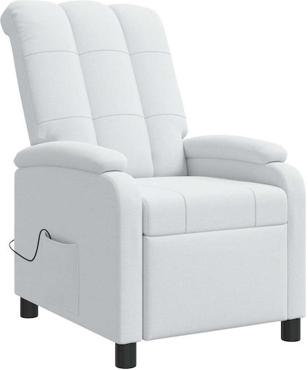 Relax Sessel Massage Weiß 66x95x100cm