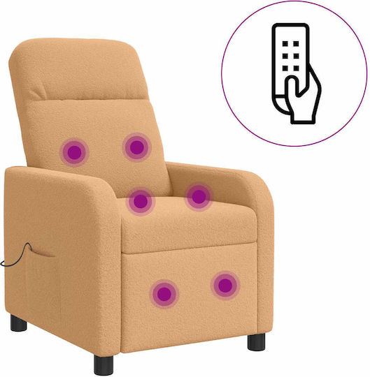 Πολυθρόνα Relax Massage Μπεζ 66x95x100cm