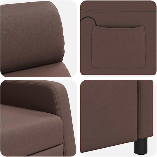 Релакс 66x95x100см Кафяв Релакс 66x95x100см Кафяв