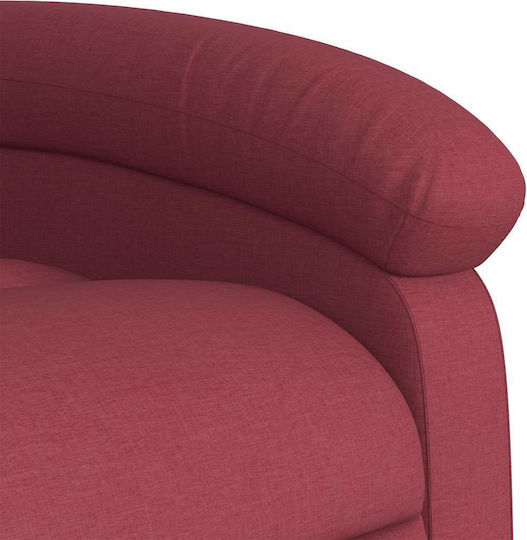 Πολυθρόνα Relax Massage Κόκκινο Κρασιού 70x93x101cm
