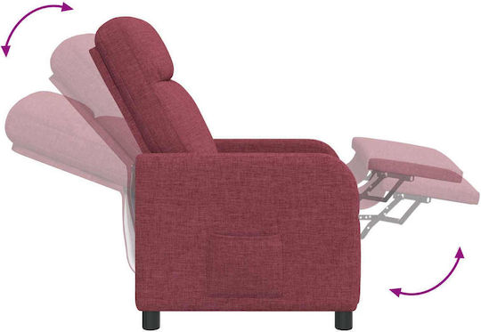 Relax Sessel Massage Roter 66x95x100cm