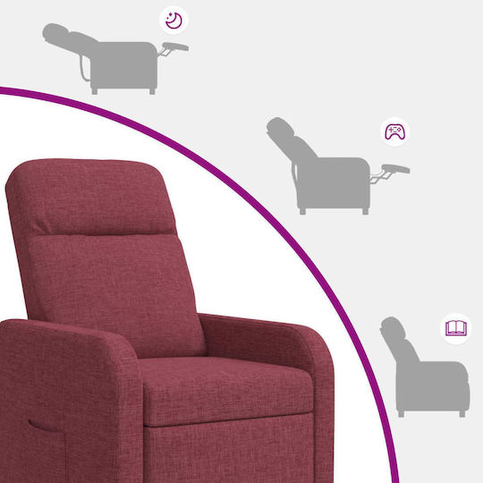 Relax Sessel Massage Roter 66x95x100cm
