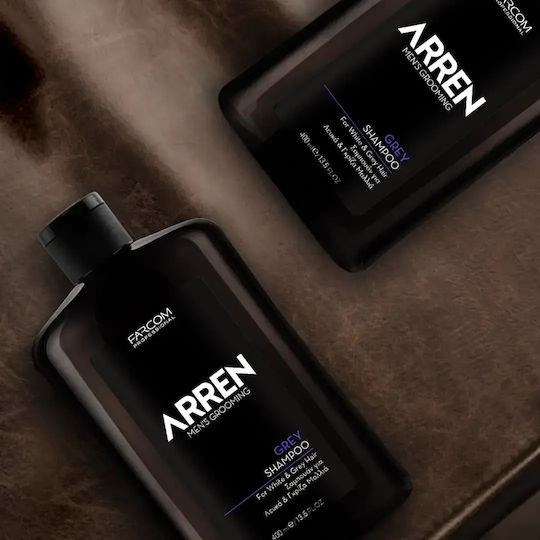 Farcom Arren Men's Grooming Grey Шампоан за Запазване на Цвета за Оцветена Коса 400ml