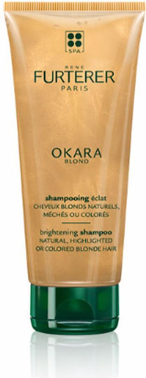 Rene Furterer Okara Blond Bright Shampoos Reconstruction/Nourishment & Shine for All Hair Types 200ml