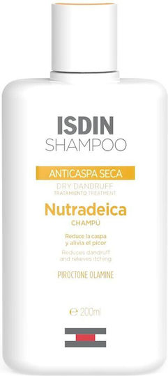 Isdin Nutradeica Sampon De Par Pentru Mătreață Și Dermatită Seboreică Pentru Păr Uscat 200ml