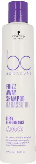 Schwarzkopf Bonacure Frizz Away Шампоан Изглаждане за Къдрави Коси 250мл