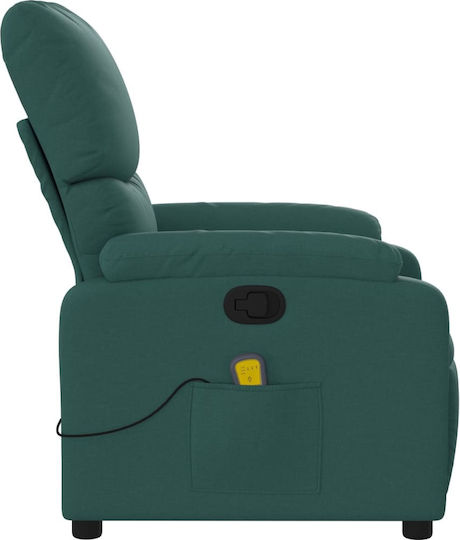 Scaun De Relax Masaj Cu Puf Verde Închis 75x99x99cm
