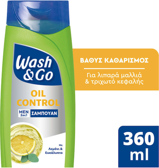 Wash & Go Shampoos für Ölig Haare 360ml