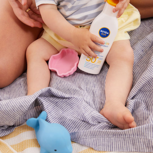 Nivea Babies & Kids Sensitiver Schutz SPF50 Kinder Sonnenschutzmittel Emulsion für Gesicht 200ml