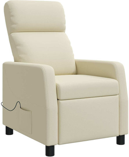 Relax Sessel Massage Beige 66x95x100cm