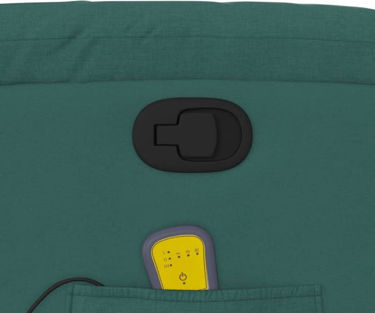 Scaun De Relax Masaj Cu Puf Verde Închis 78x92x98cm