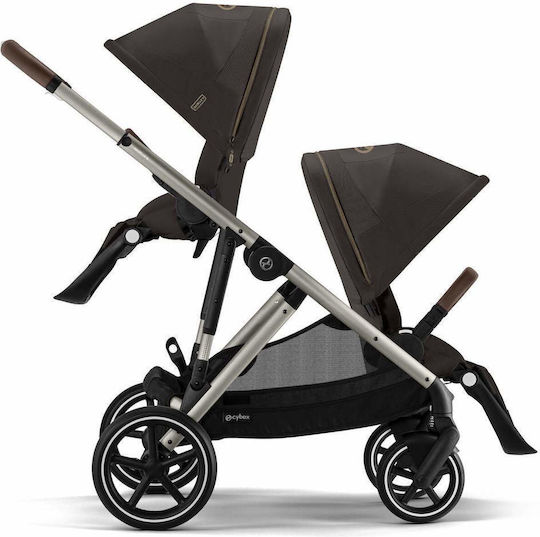 Cybex Gazelle S Baby Stroller Suitable for Newborn Taupe - Chocolate Brown 12.6kg