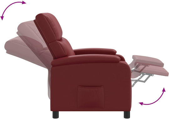 Relax Massage Sessel Rote 66x95x100cm