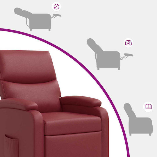 Relax Massage Sessel Rote 66x95x100cm
