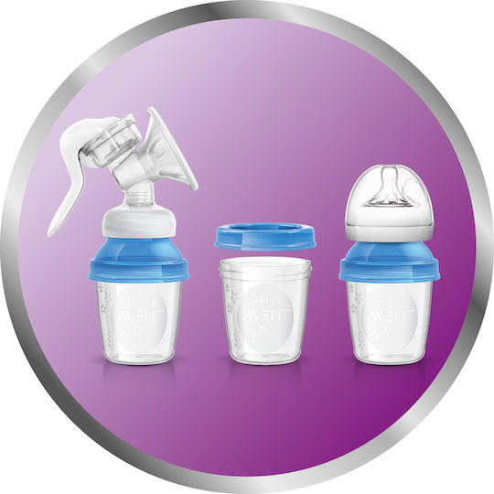 Philips Pompa de sân simplă manuală Avent Albastru