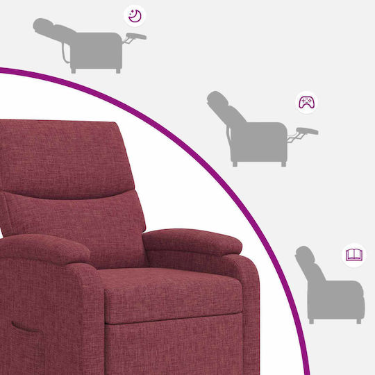 Relax Sessel Rote Massage 66x95x100cm