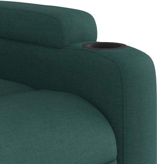 Relax Massage Armchair Dark Green 74x89x100cm