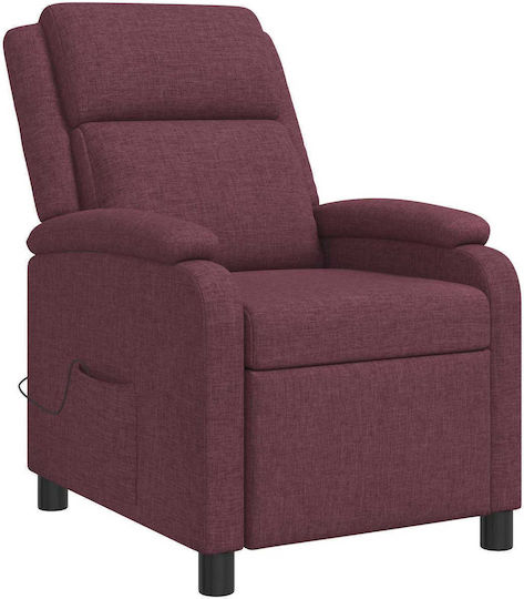Relax Sessel Lila Massage 66x95x100cm