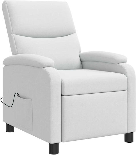 Scaun De Relax Masaj Alb 66x95x100cm