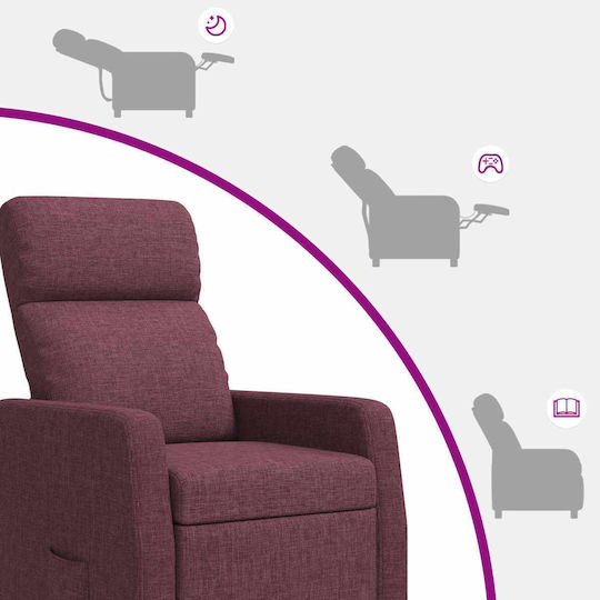 Relax Massage Sessel Lila 66x95x100cm