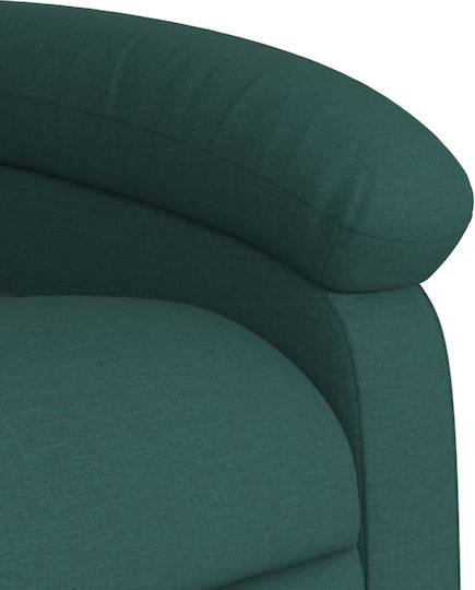 Πολυθρόνα Relax με Υποπόδιο Σκούρο Πράσινο 70x92x99.5cm