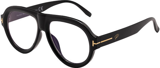 Fermeti Schwarz Blaulichtblockierende Brille