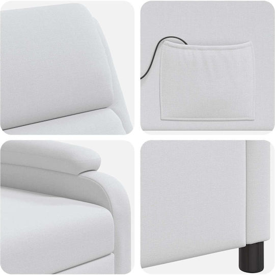 Relax Sessel Massage Weiß 66x95x100cm Relax Sessel Massage Weiß 66x95x100cm