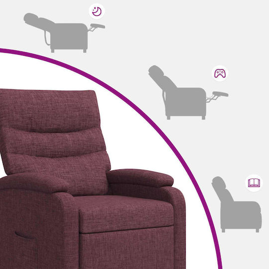 Relax Massage Sessel Lila 66x95x100cm