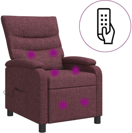 Relax Massage Sessel Lila 66x95x100cm
