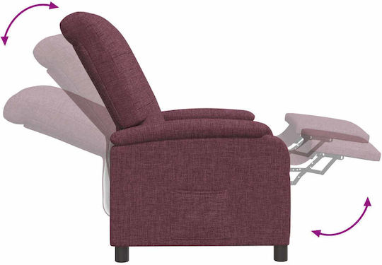 Relax Massage Purple Armchair 66x95x100cm