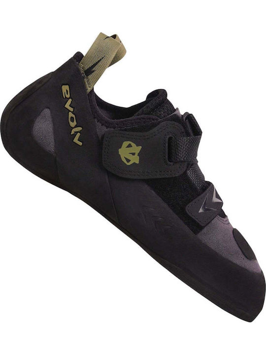 Evolv Pantofi de escaladă Unisex Negri