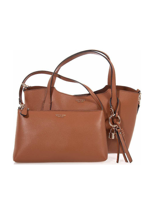 Melody Melody Set Damenhandtasche / Schultertasche Caramel