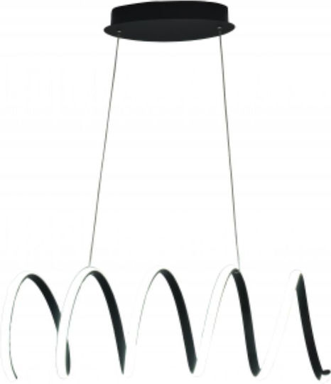 Atman Leggenda Malaga Hängelampe Schwarz 62cm.