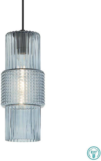 Viokef Lilian Pendant Light Blue Rail with Socket E27 120x320cm