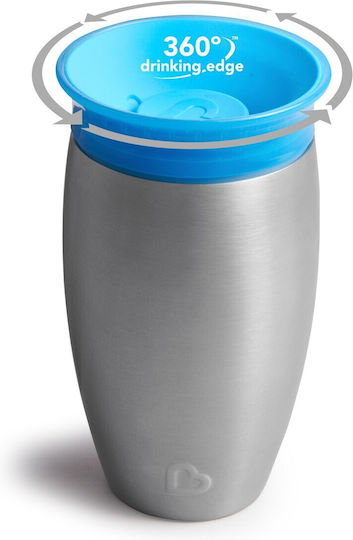 Munchkin Baby- und Kleinkindbecher Miracle aus Metall Grau