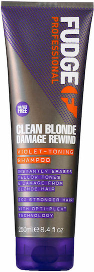 Clean Blonde Damage Rewind Șampon Violet Tonifiant pentru Reconstrucție/Hrănire și Hidratare 250 ml