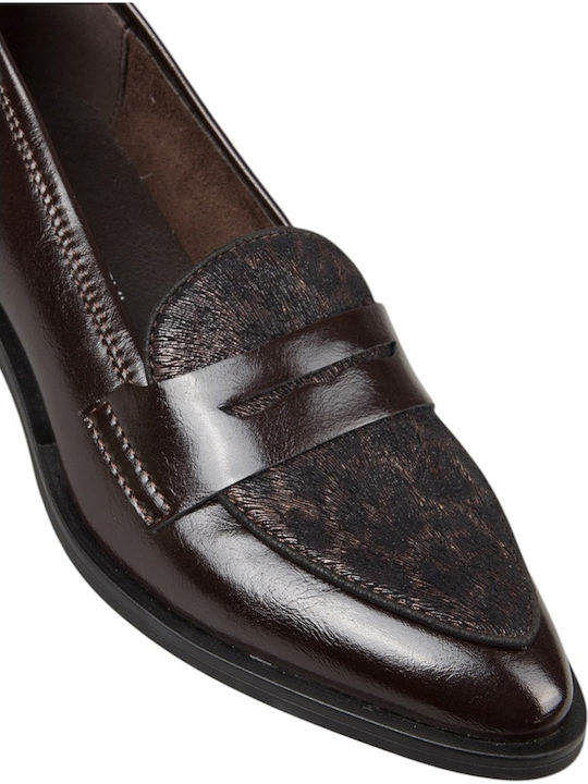 Damen Mokassins in Brauner Farbe