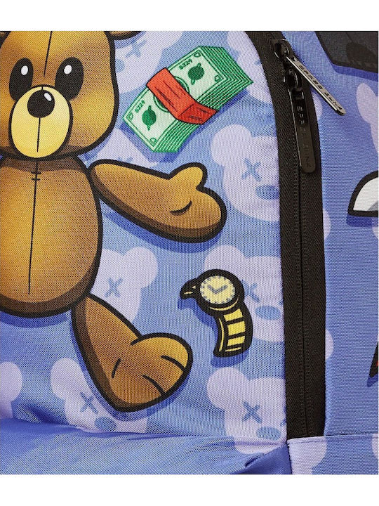 Space Junk School Backpack for Junior High-High School with Water Bottle Holder Multicolour 31 x 20 x 45 cm
