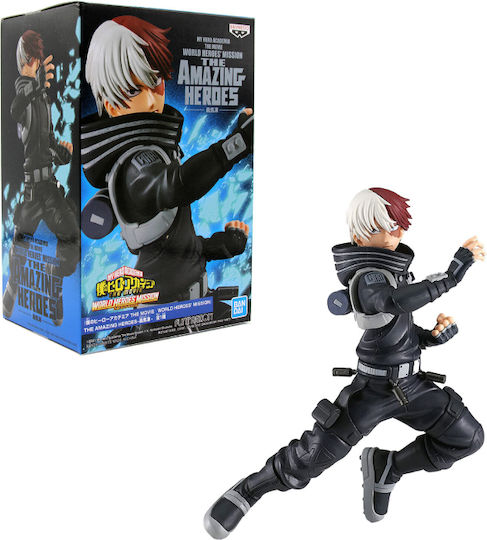 Banpresto My Hero Academia: Shoto Todoroki World Heroes Mission Φιγούρα 17εκ.