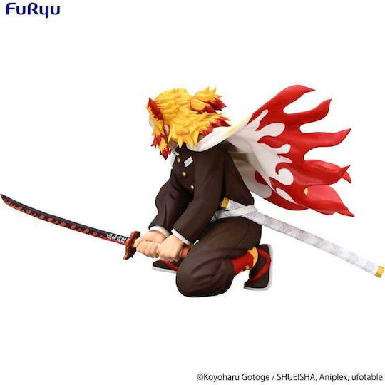 Demon Slayer Kimetsu No Yaiba Noodle Stopper PVC Statue Rengoku Kyojuro Battle Ver 10 cm
