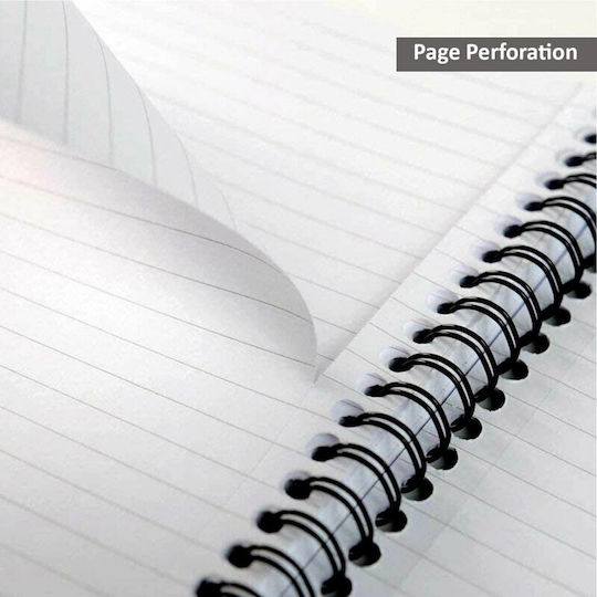 Pukka Spiral Notebook Ruled A4 100 Sheets 5 Subjects Project Book Green 1pcs
