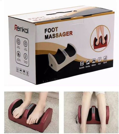 Health Electric Foot Massager Масажен уред Шиацу за краката с Инфрачервена Топлина Златиста
