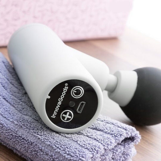 InnovaGoods Vixall Gun Massage for the Legs, the Body & the Hands with Vibration Gray