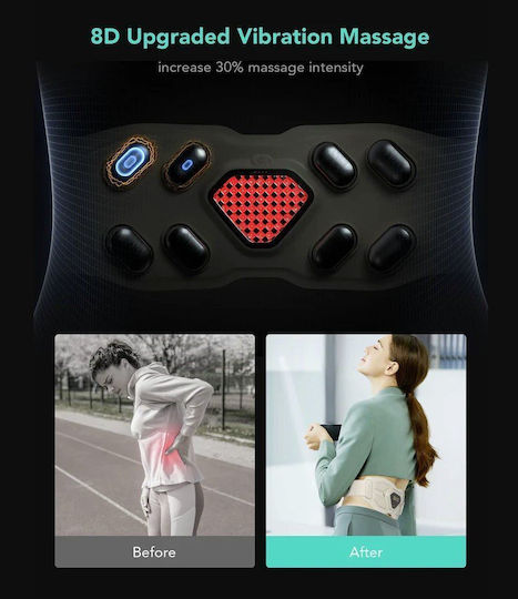 SKG Massage Device for the Back White