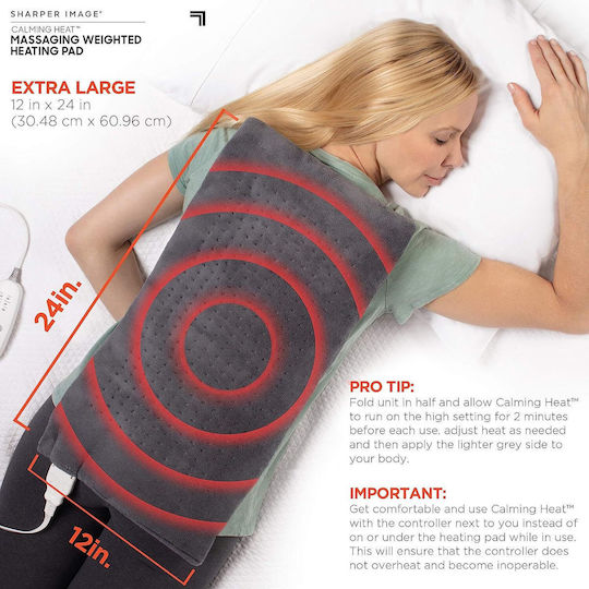 Factory Massaging Weighted Heating Pad Mat Massage for the Neck, the Waist & the Back with Vibration and Heating Function Green