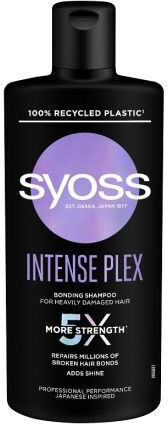 Syoss Intense Shampoos Shine for Damaged Hair 440ml