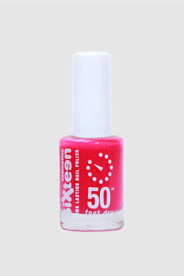 Sixteen Cosmetics Nail Polish 50'' Long Lasting Glanz Nagellack Lang anhaltend Schnelltrocknend Fuchsie 451
