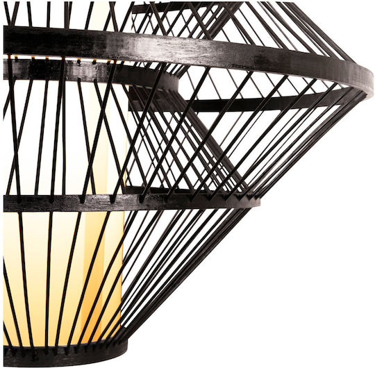 Lucide Lightning Pasquino Ρυθμιζόμενο Κρεμαστό Φωτιστικό Μαύρο 60x60εκ.