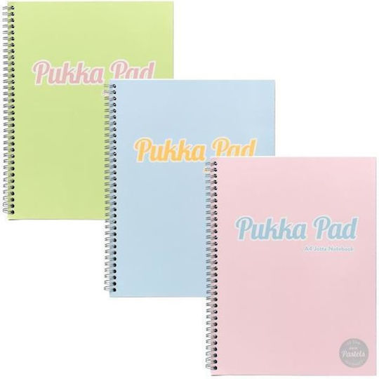Pukka Pad Σπιράλ Τετράδιο Ριγέ Α4 200 Φύλλων Γαλάζιο